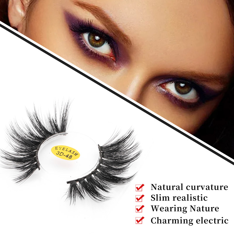  Пушистые накладные ресницы Натуральная искусственная норка 3D Lashes Pack